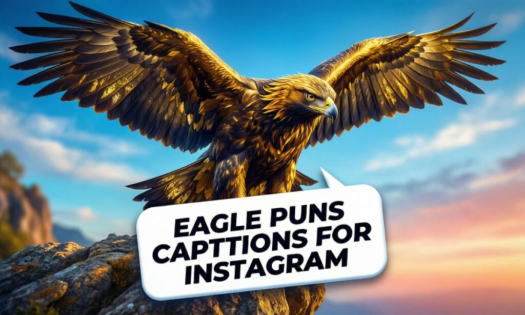 Eagle Puns caption for instagram