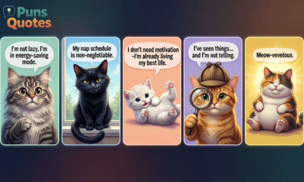 Cat Puns For Social Media