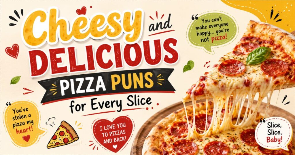 Cheesy and Delicious Pizza Puns for Every Slice