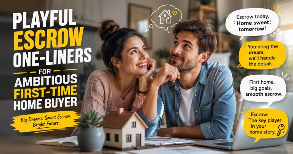 playful-escrow-one-liners-for-ambitious-first-time-home-buyer